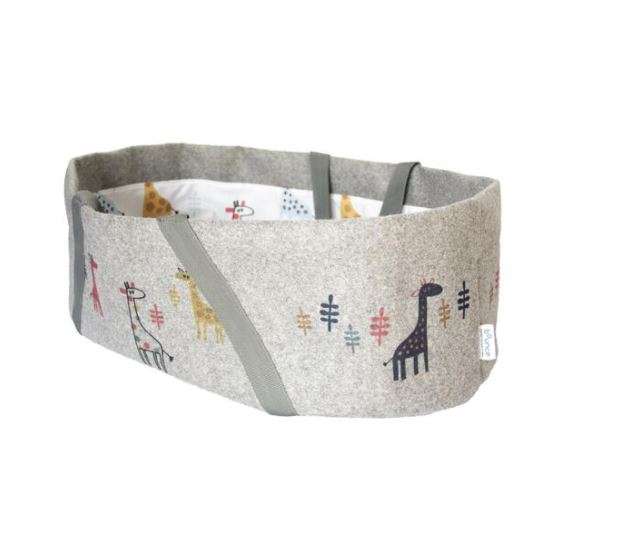 Totes Babe Giraffe Baby Carrier Grey