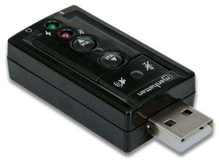 Manhattan Hi Speed USB 3D 7.1 Sound Adapter