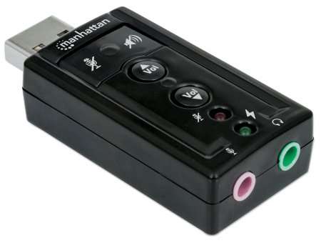 Manhattan Hi Speed USB 3D 7.1 Sound Adapter