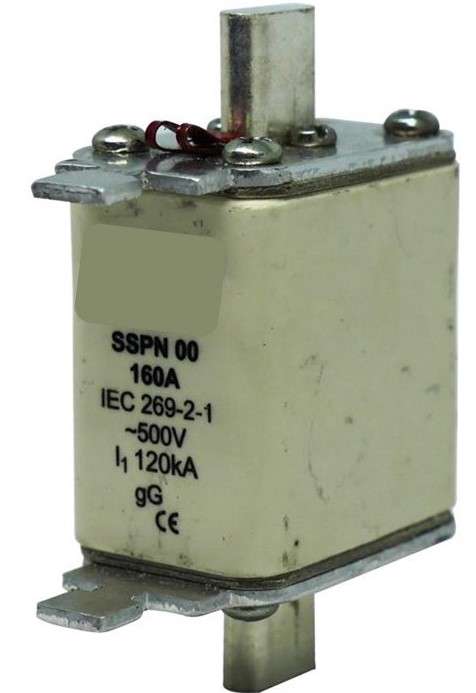 Solarix 500V 160A NH00 Ceramic Din Fuse