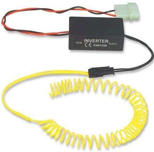 Manhattan Electro Luminescent Cable Neon Blazing Yellow-Multipurpose Flexible Wire with Bright Ne...