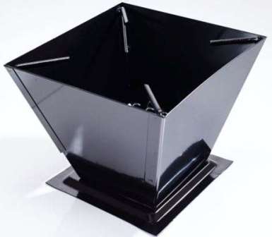 Metalix 434 Potjie Braai Stand - Heat resistant finish, Carbon steel, Suitable for up to size 4 p...