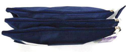 Nexx Fabric 3 Pocket 33cm Pencil Bag - 6007749002153
