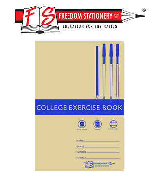 Freedom A4 College Exercise Book Feint and Margin 72 Page ( 20 Pack ), Retail Packaging, No Warranty