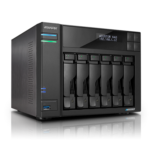 Asustor Lockerstor 6 Gen2 6 Bay NAS No Hard Drive - Quad-Core 10 nm Intel Celeron N5105 CPU bring...