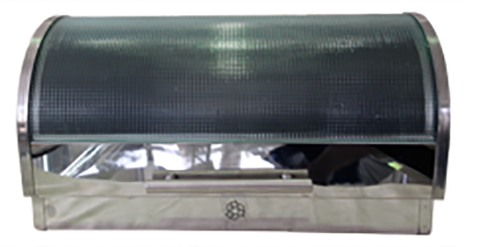 Totally Glass Top Stainless Steel Bread Bin Retail Box Out of Box Failure Warranty