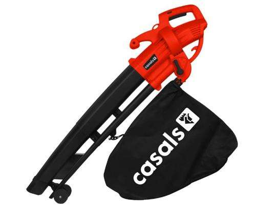 Casals Garden Blower / Vacuum Plastic Red 35L 2800W Retail Box 1 year warranty