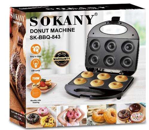 Sokany 6 Doughnut Maker- Non-Stick