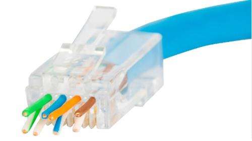 Ellies Cat6 UTP RJ45 Modular Snap Plugs 50 Pack