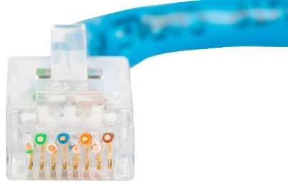 Ellies Cat6 UTP RJ45 Modular Snap Plugs 50 Pack