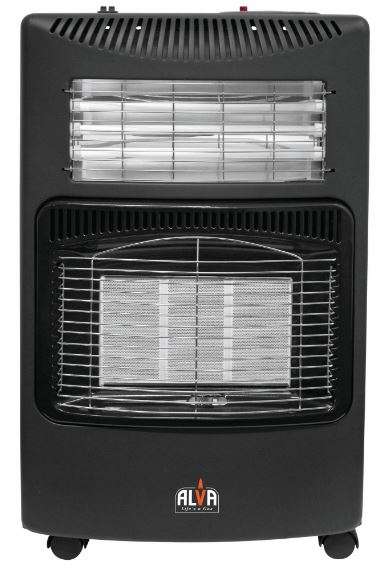 Alva 3 Panel Dual Infrared Radiant Gas and Electric Indoor Heater