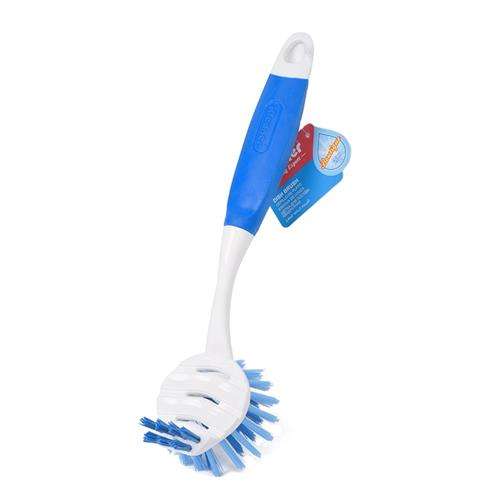 Kleaner Multi Purpose Kitchen Dish washing Scrubbing brush with long handle Retail Box No warrant...