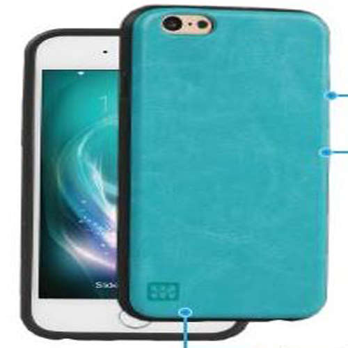 Promate Lanko-i6 Leather Flexible Snap-on Case - Blue, Retail Box , 1 Year Warranty