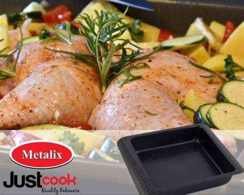 Metalix Square 27cm Non Stick Baking Pan