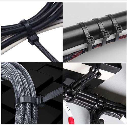 Noble Nylon Cable Ties 2.5 x 200mm Pack of 100 Black