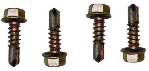 Solarix Hexagon Head Self Tapping Screw Pack of 4