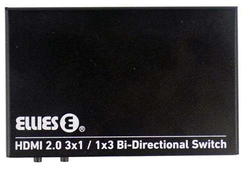 Ellies 3 Port Bi Directional HDMI Switch