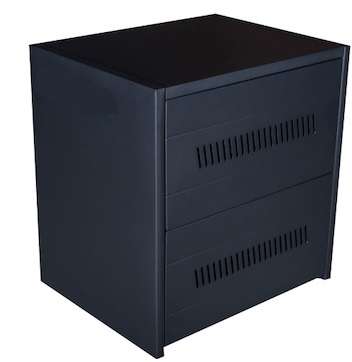 Solarix Steel Battery Box For 6 Batteries - Indoor Use Battery Box Design, Easy To Assemble, Powd...