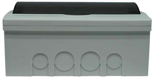 Solarix 8 Way DC Power Distribution Box with Transparent