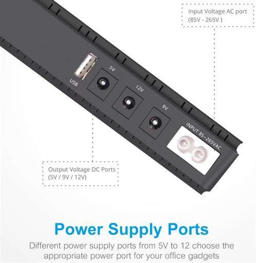 Solarix 10400mAH Micro UPS-Runs Router