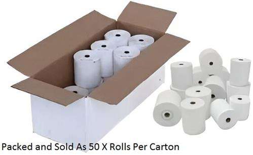 Postron Thermal 80mm X 80mm Paper Roll Colour White