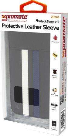 Promate Zino BlackBerry Z10 Protective Leather Sleeve Colour: Blue