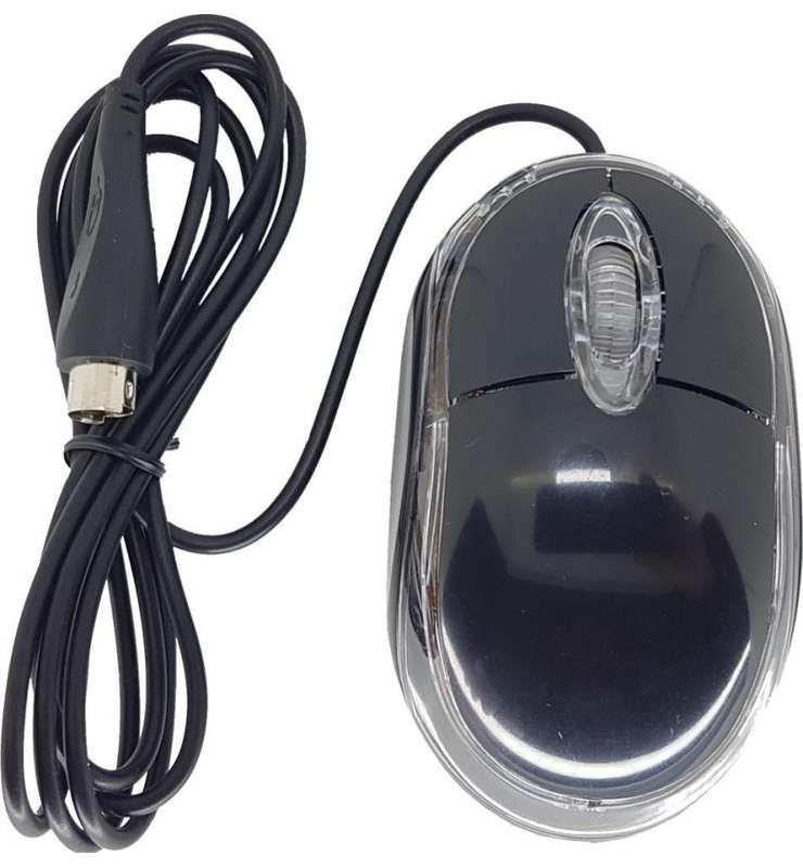 Optical Mouse PS2 Black 3 Button