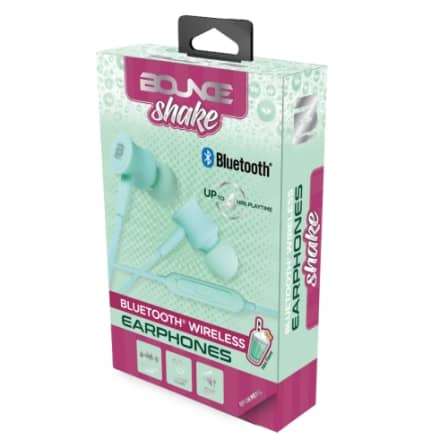 Bounce Shake Series Bluetooth Earphones Mint