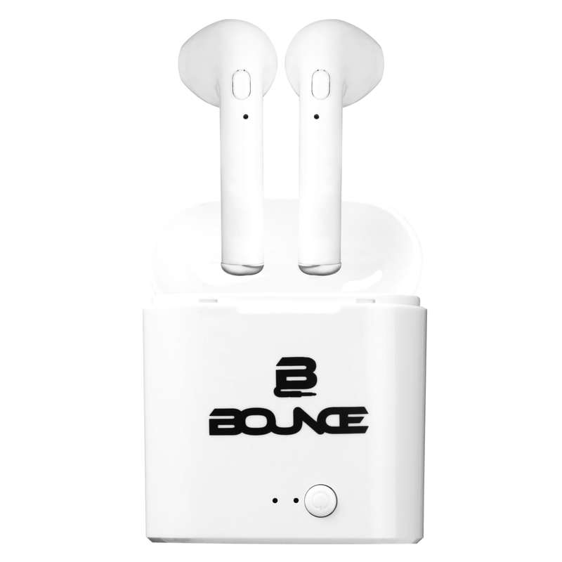 Bounce Clef Series Earphone Pods White