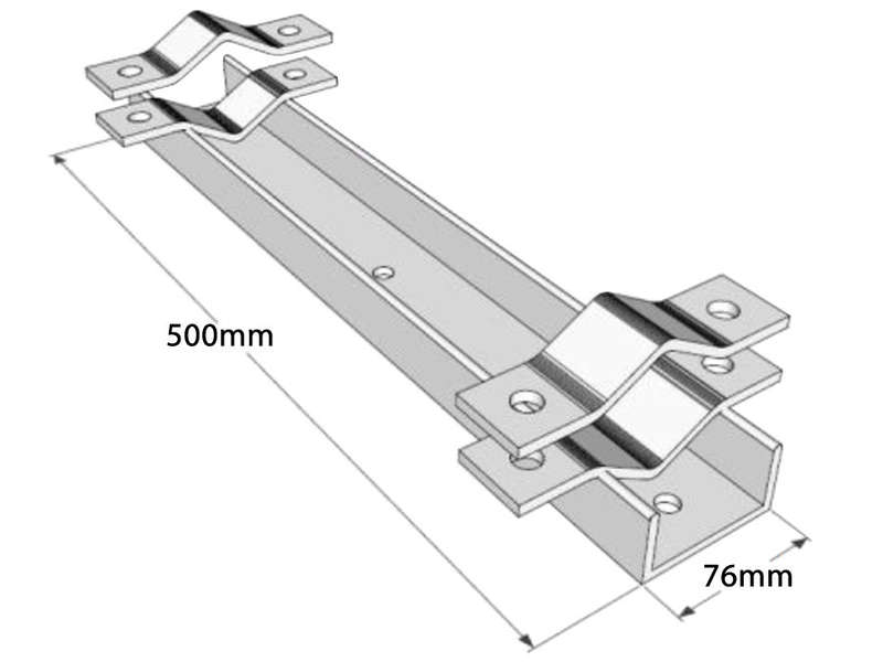 Flush Mount Bracket Heavy Duty