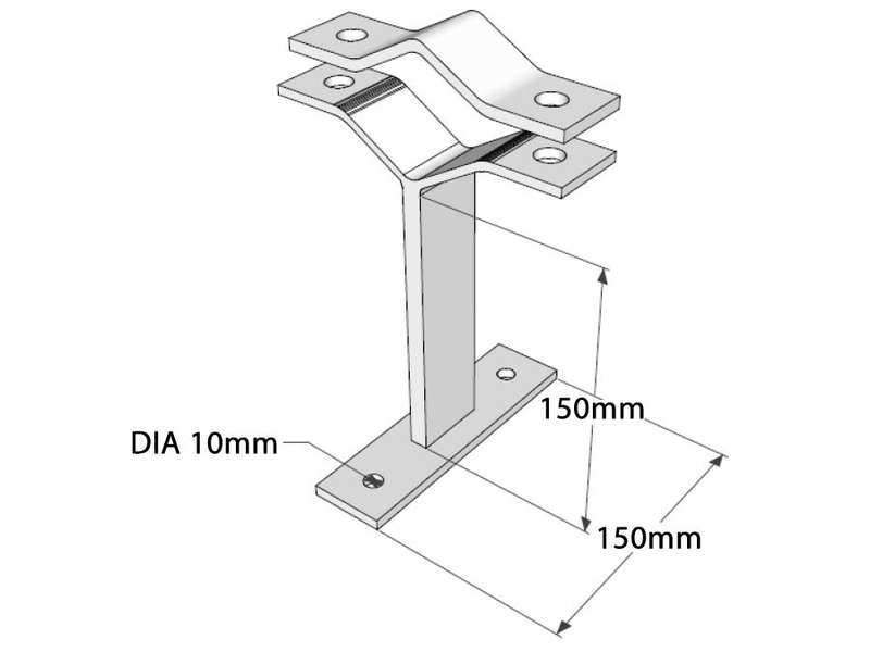T-Stand off Bracket 150mm