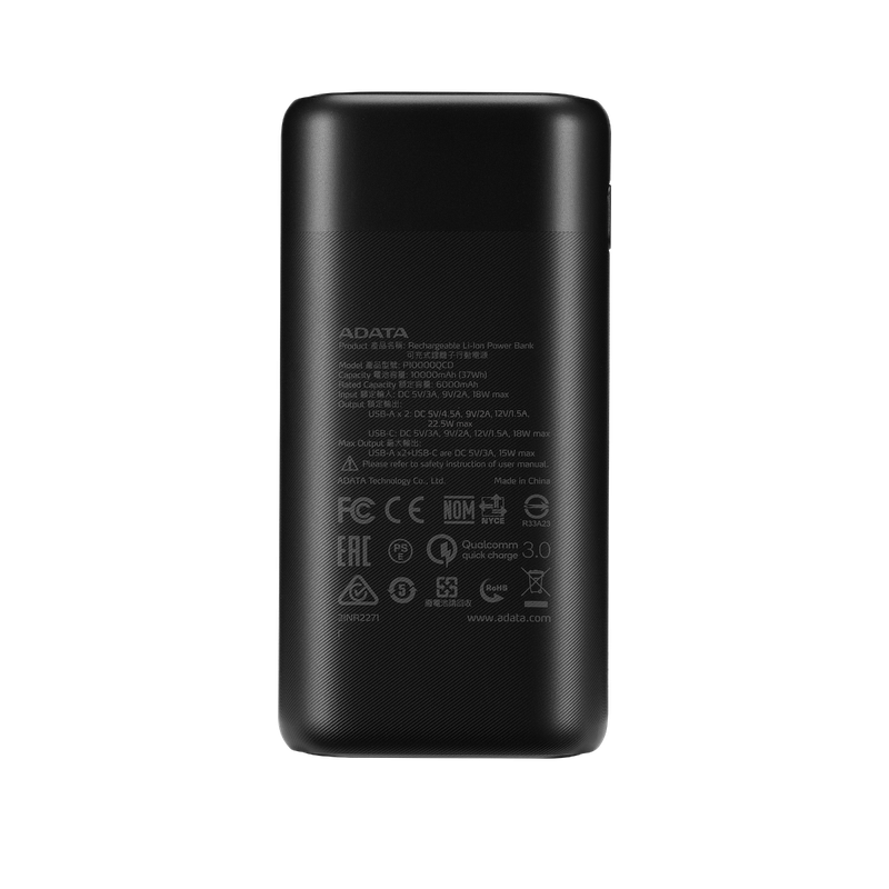 Adata P10000 Power Bank Black