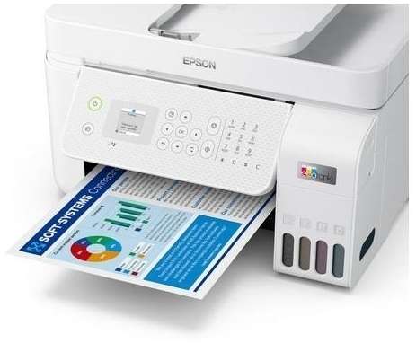 Epson EcoTank L5296 A4 Colour 4-in-1 Multifunction Printer Print Scan Copy
