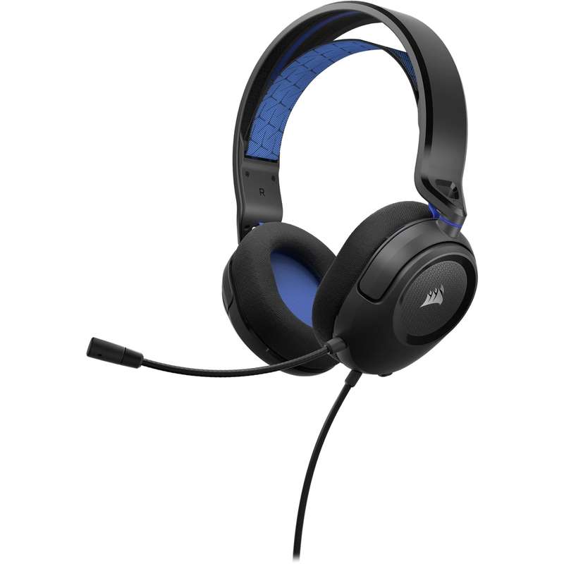 Corsair HS35 v2 Multiplatform Gaming Headset - Blue (AP) - 3.5mm connector