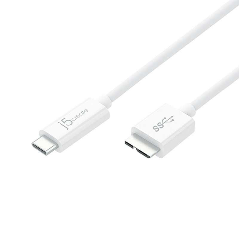J5create JUCX07 USB Type-C 3.1 To USB 3.0 Micro-B Cable