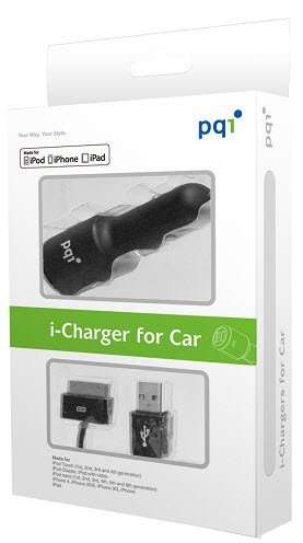 Pqi i-charger Car charger for lightning Cable