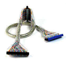 vantec 60cm (24 inch) rounded ata133 ide cable with pull tab - Clear PVC with Copper braid