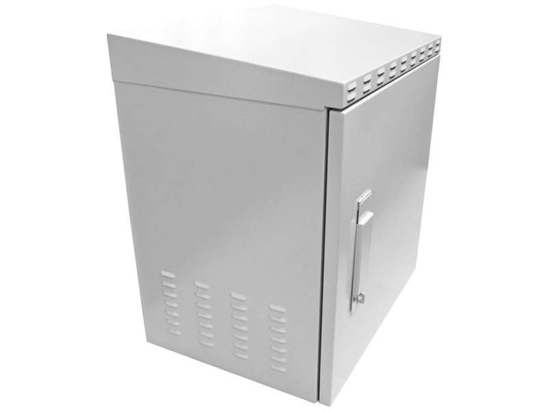 12U 450mm Deep Outdoor Cabinet with 2 fans