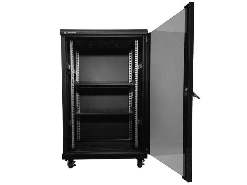 Linkbasic 18U 600 Deep Cabinet 2 Fans and 2 Shelves