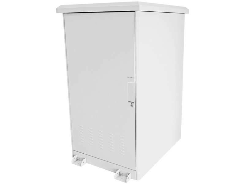 18U 600mm Deep Outdoor Cabinet with 2 fans
