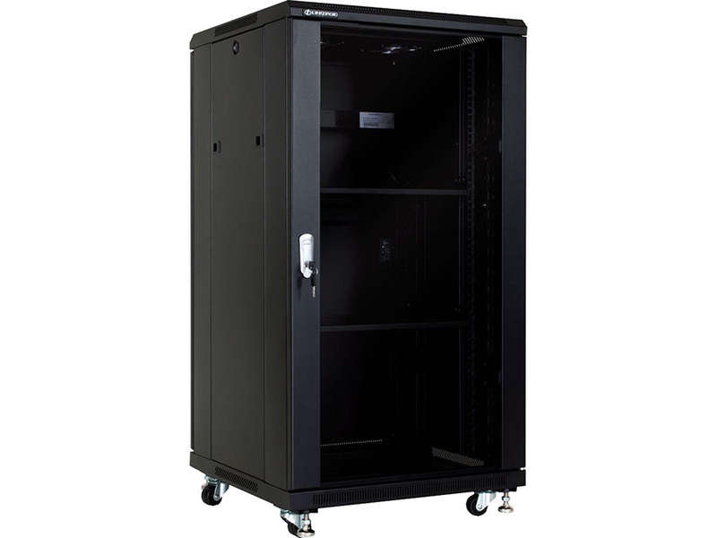 Linkbasic 22U 600 Deep Cabinet 2 Fans &amp; 2 Shelves