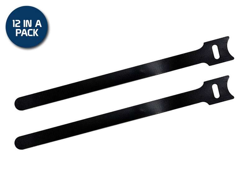 Linkbasic Reusable Velcro Cable Tie 200x12mm 12 Pack