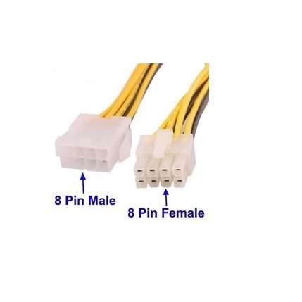 30cm 8 Pin Male To Female