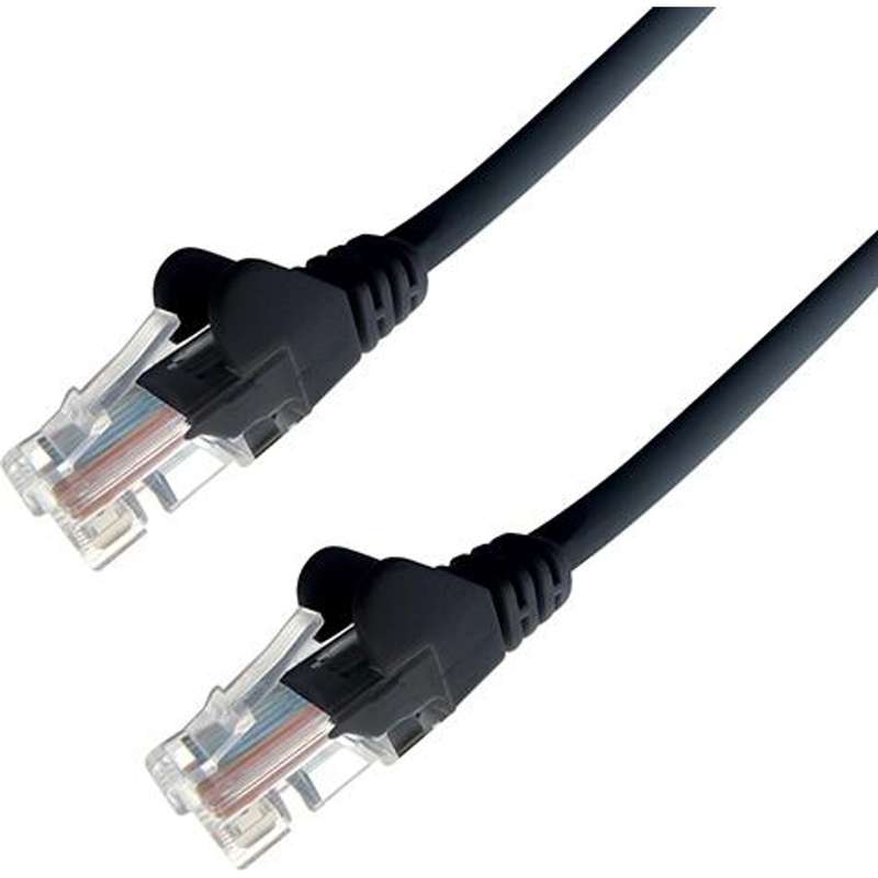 RCT - CAT5E Patch Cord (FLY LEADS) 3m Black