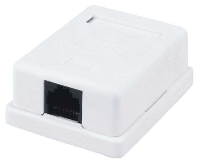 RCT- CAT6 Wallbox Single Port