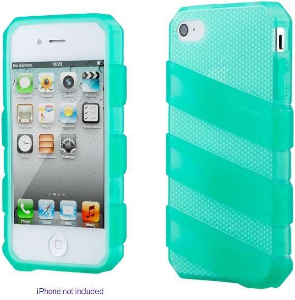 Coolermaster Claw translucent Aqua protection case for iPhone4/4S