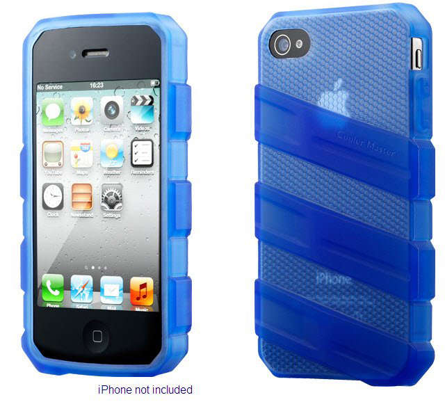 Coolermaster Claw translucent Blue - protection case for iPhone4/4S