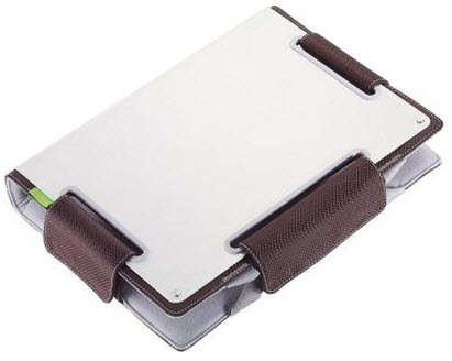CHoiiX C-MB03-C1 14 inch brown notebook ergonomic metal sleeve/ bag with handle