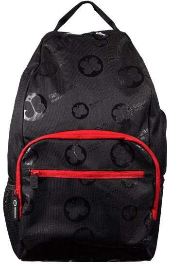 VAX Bolsarium Calvet Black and Red 15.6 inch backpack 230x160x425mm