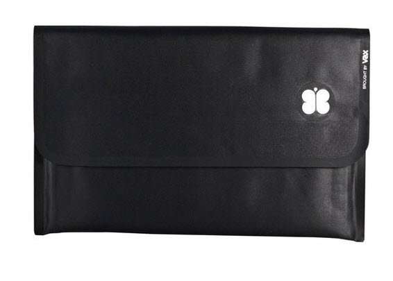VAX Bo280002 11 inch 100x192x17mm Black Notebook Sleeve